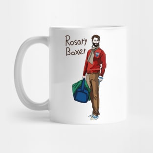 Rosary Boxer Mug